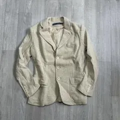 RALPH LAUREN テーラードジャケット ヘリンボーン ベージュ y2kのサムネイル