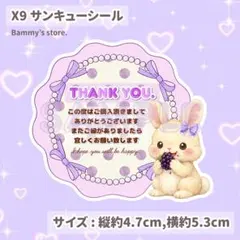 X9 ︎✿ サンキューシール