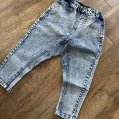 ブランシェス ガーデナーテーパードデニムパンツ 110