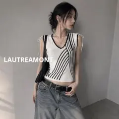LAUTREAMONT ノースリーブ ニット モード 韓国Y2K archiveのサムネイル
