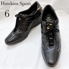 Hawkins Sport ヒールアップスニーカー レースアップ 黒 23㎝相当のサムネイル