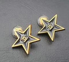 正規品 CHANEL シャネル イヤリング ココマーク 星 スター 01P