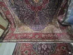 新品最高級ペルシャ絨毯 タブリーズ産309×200cm 手織 総ノット数400万 