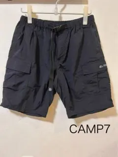 CAMP7 ブラック ショートパンツ