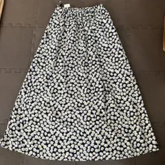 GU フレアロング　スカート　花柄