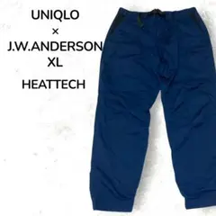 【人気】UNIQLO ヒートテックウォームイージージョガーパンツ ネイビー XL