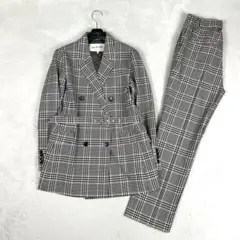美品♡Ray beams チェックベルデッド ジャケット パンツセットアップ