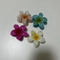 花形ヘアクリップ 4個セット(個別も⚪︎)