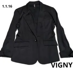 【VIGNY】38サイズ　黑　テーラードジャケットのサムネイル
