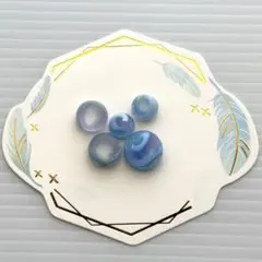 #433 シーグラス ガラスナギット 人工研磨 レース