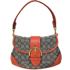 COACH シグネチャー ソーホー ワンショルダーバッグ オレンジ Y2K