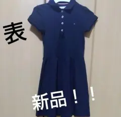 新品！！TOMMYHILFIGER ネイビー 半袖ワンピース