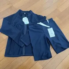 新品⭐︎タグ付き⭐︎スクール水着セット/西松屋/160cm/ネイビー