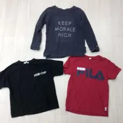 キッズ ジュニア ZARA FILA BREEzE 120 Tシャツ 3点