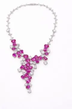 スワロフスキー Diva ネックレス 5146745 レッド 赤 - メルカリ