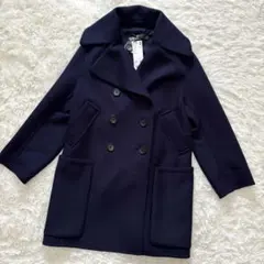 【新品タグ付】ダブルフェイス ユニクロ+J 極暖ピーコート ジルサンダー