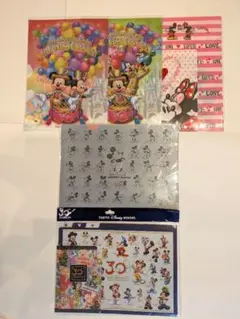ディズニー クリアファイル 5点セット