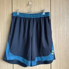 Under Armour バスケットボールパンツ ブラック/ターコイズ