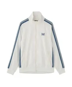 Needles ニードルス 襟付ジャケット ジャージ ホワイト 白 L トラック Needles ニードルス 襟付ジャケット ジャージ ホワイト 白 L