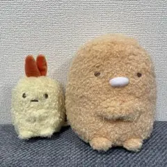 すみっコぐらし　とんかつ　えびふらいのしっぽ　ぬいぐるみセット