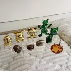 【激レア】ポケモン　メタリックフィギュア　プラスチック製　鉄製　レトロ　１０点
