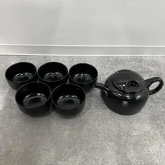 美品 JUNKO KOSHINOジュンココシノ 急須 湯飲み 5客セット