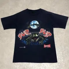90s ビンテージ Budweiser カエル 企業 ネタ Tシャツ tee