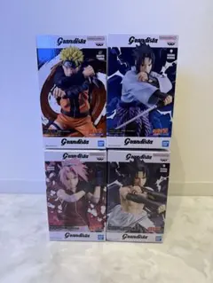 NARUTO grandista ナルト サクラ サスケ 4体セット
