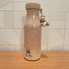 【新品未使用】gelato pique ベアチャーム付ステンレスボトル