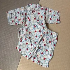 é.a.B ハート花柄 甚平 90