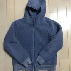 ユニクロ　ブロックテック　防風　ボアフリースパーカー　UNIQLO