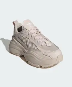 adidas ベージュ 厚底スニーカーオトガイア24.0