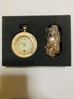 【希少】 サクラ大戦 帝撃 懐中時計 チェーン付き アンティーク 当時物 レトロ