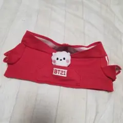 BT21 たっとんぬいぐるみ用 RJ ぬいぐるみバッジ付き 赤パーカーのサムネイル