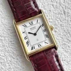 90s Vintage SEIKO 腕時計 タンク ローマン文字盤 レクタン - メルカリ