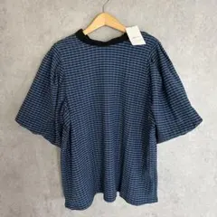 新品　タグ付　未使用　ranan ラナン　トップス　シャツ　ブラウス　チェックのサムネイル