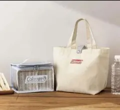 新品 Coleman トートバッグ マチ広 ボックス型 アルミバッグ ポーチのサムネイル
