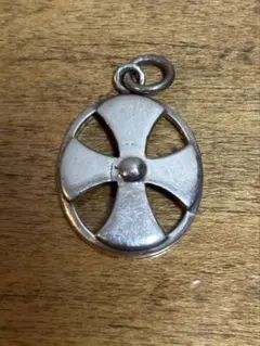 ヴィンテージ ペンダントトップ クロスモチーフ シルバー925