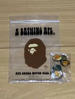 A BATHING APE ピンバッジ5個 内袋未開封