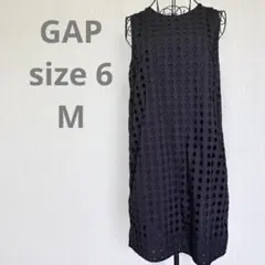 GAP カットワーク刺繍ノースリーブワンピース size6 Mサイズのサムネイル