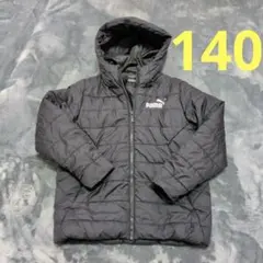 PUMA ブラック 中綿コート 140cm