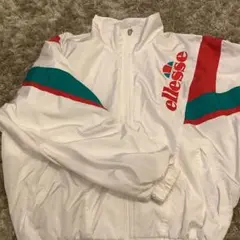 ellesse ナイロンジャケット Lサイズ ホワイト