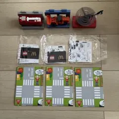 ハッピーセット トミカ 3種類 マクドナルド プレイングシート