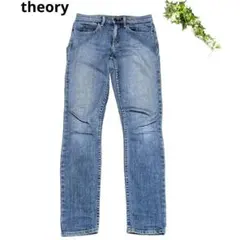 【theory】✨️美品✨️ブルースキニーデニム【２６】Мサイズ