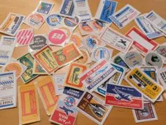 51枚　海外製チケット　フレークシール　おすそ分け①