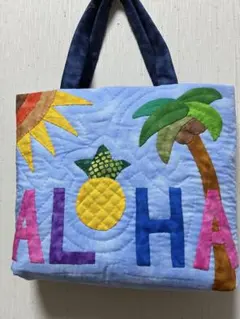 ハワイアンキルトトートバッグ