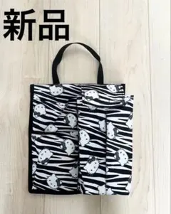 ハローキティ　収納付きティッシュケース　新品　ゼブラ　アベイル　カー用品　車
