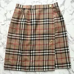 未使用タグ付き バーバリー ラップスカート プリーツノバチェック 大きめ 楽天市場】バーバリー 巻きスカートの通販