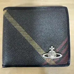 【Vivienne Westwood 二つ折り財布 チェック柄】のサムネイル