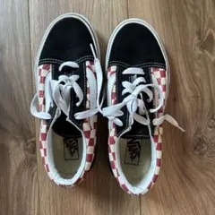 VANS チェッカー柄 スニーカー old school 美品